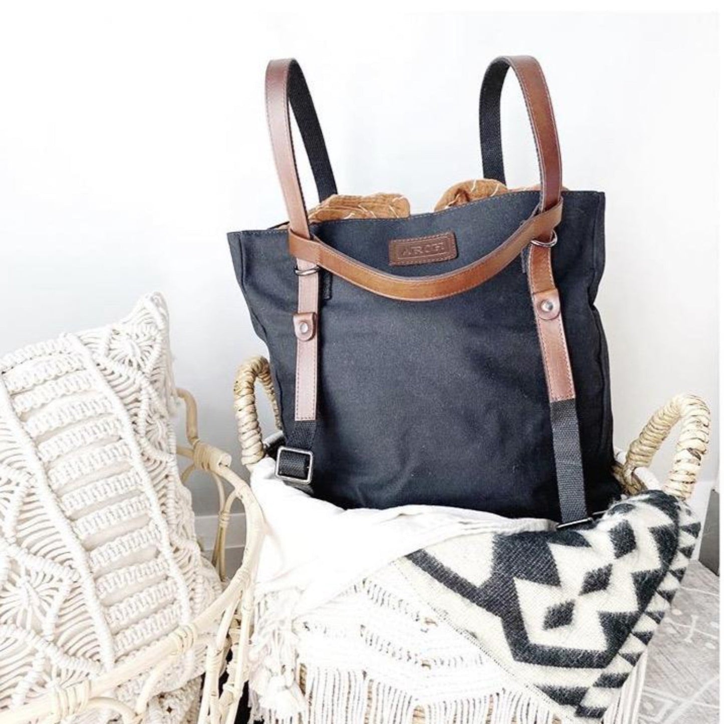 SECONDS - ARCH Original Nappy Bag - Black ARCH bags