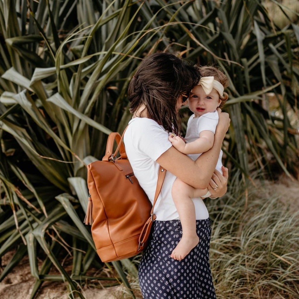 SECONDS - ARCH LUXE Nappy Bag - Vegan Tan ARCH bags