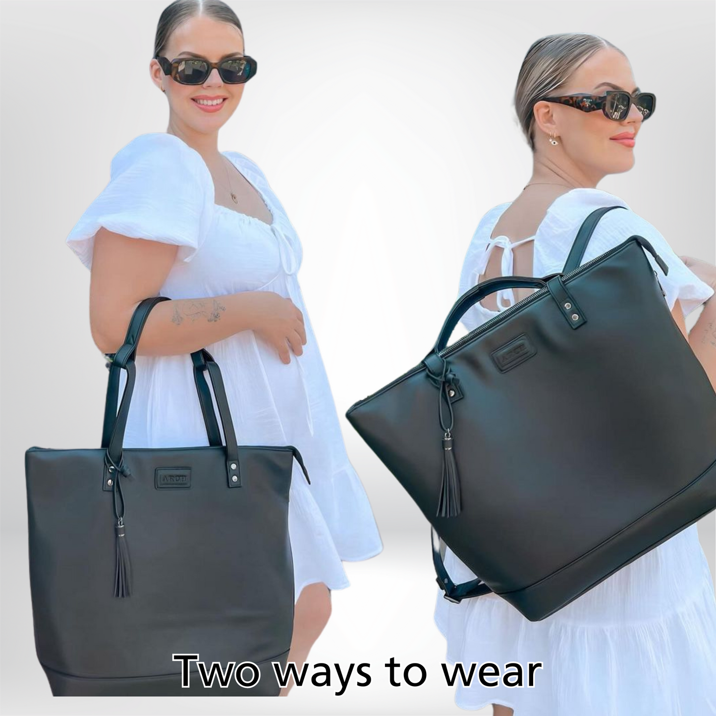 The Luxe Arch Bag - Vegan Black ARCH bags