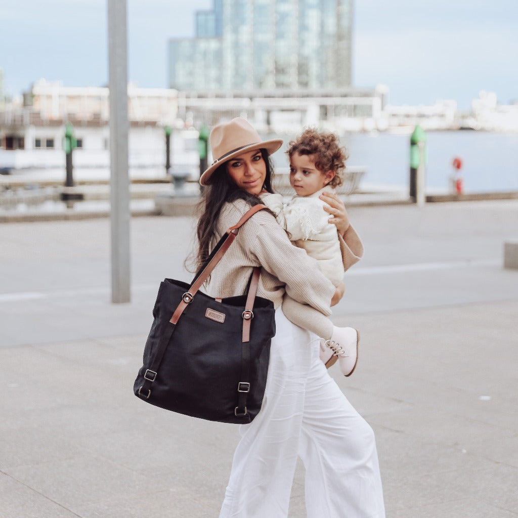 SECONDS - ARCH Original Nappy Bag - Black ARCH bags