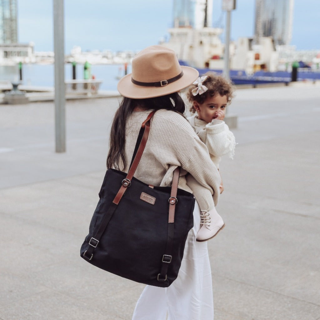SECONDS - ARCH Original Nappy Bag - Black ARCH bags