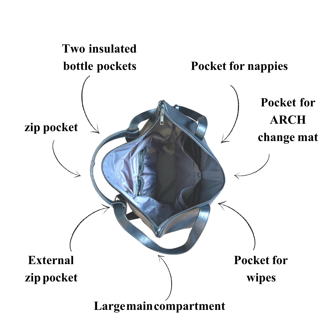 SECONDS - ARCH LUXE Nappy Bag - Vegan Tan ARCH bags