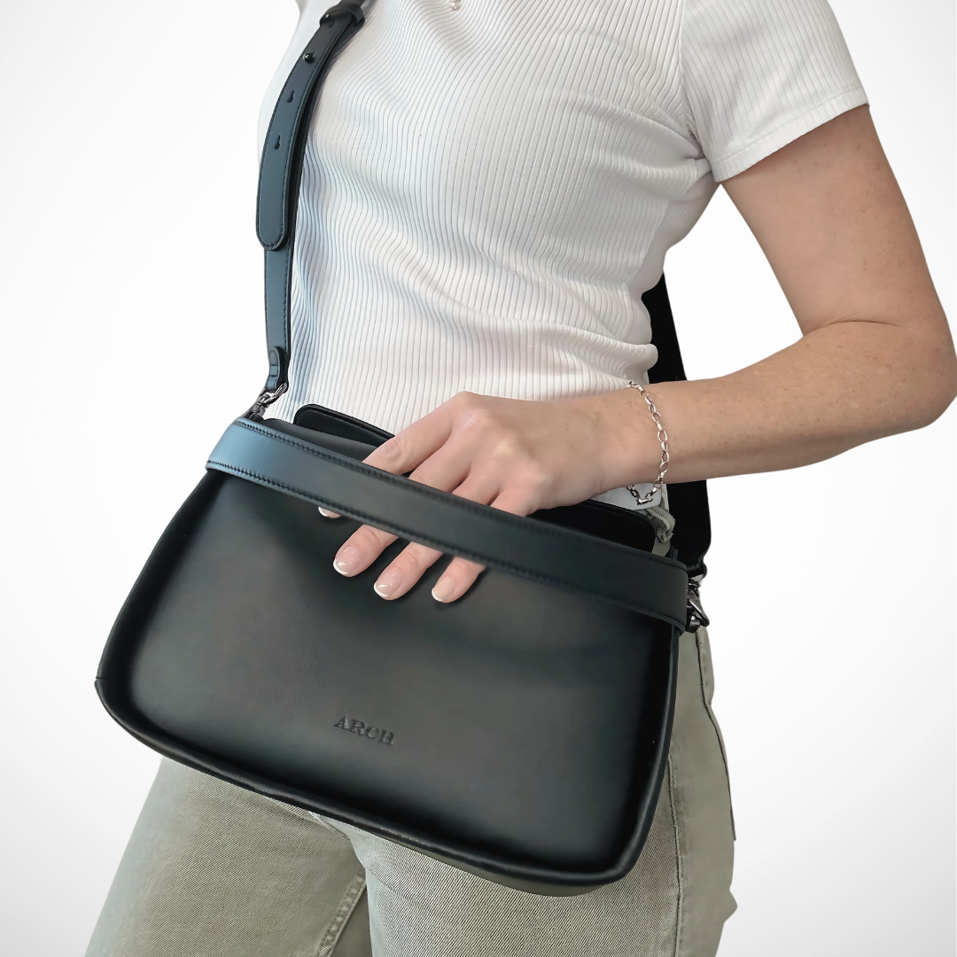 Noosa Crossbody Bag - Black ARCH bags Australia