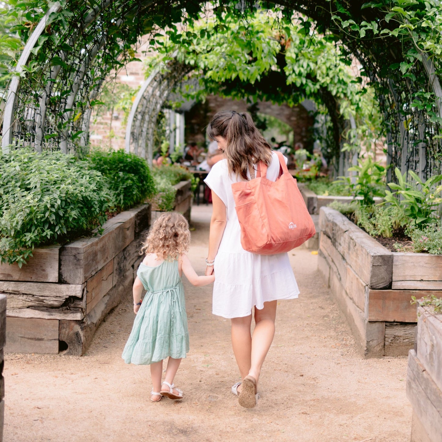 ARCH Pocket Tote Bag - Clay - ARCH bags Australia