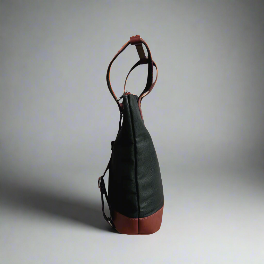 The MINI Luxe Arch Bag - Black / Tan ARCH bags