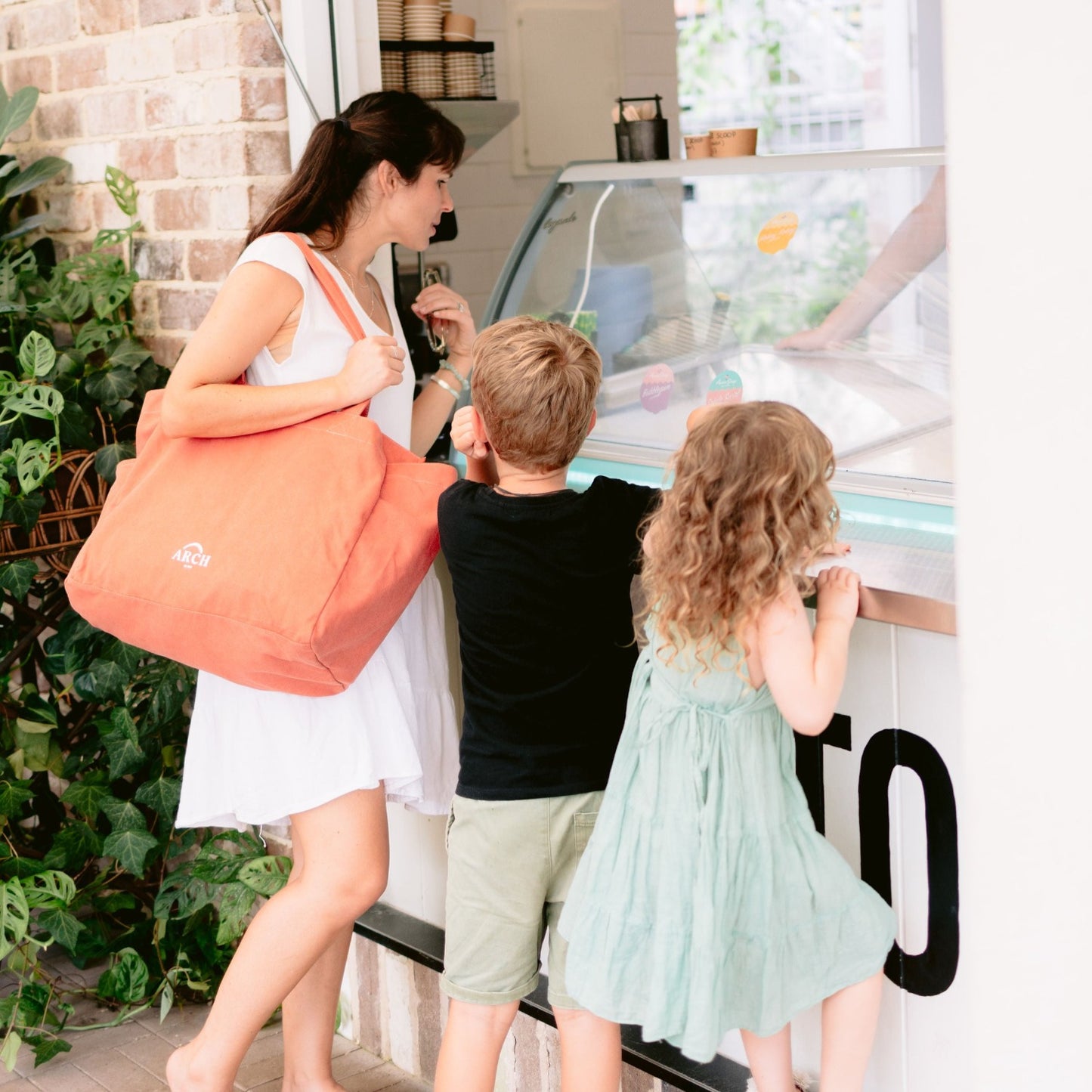 ARCH Pocket Tote Bag - Clay - ARCH bags Australia