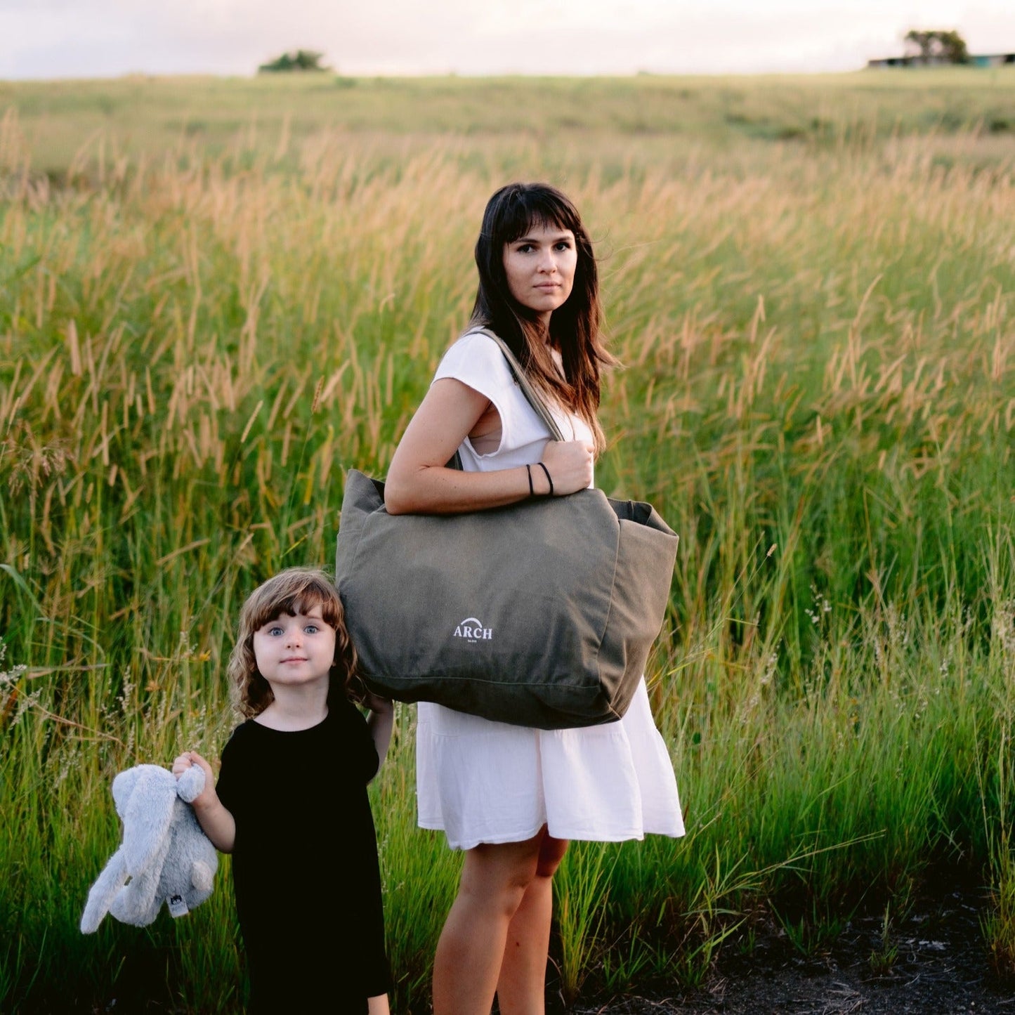 ARCH Pocket Tote Bag - Moss ARCH bags Australia