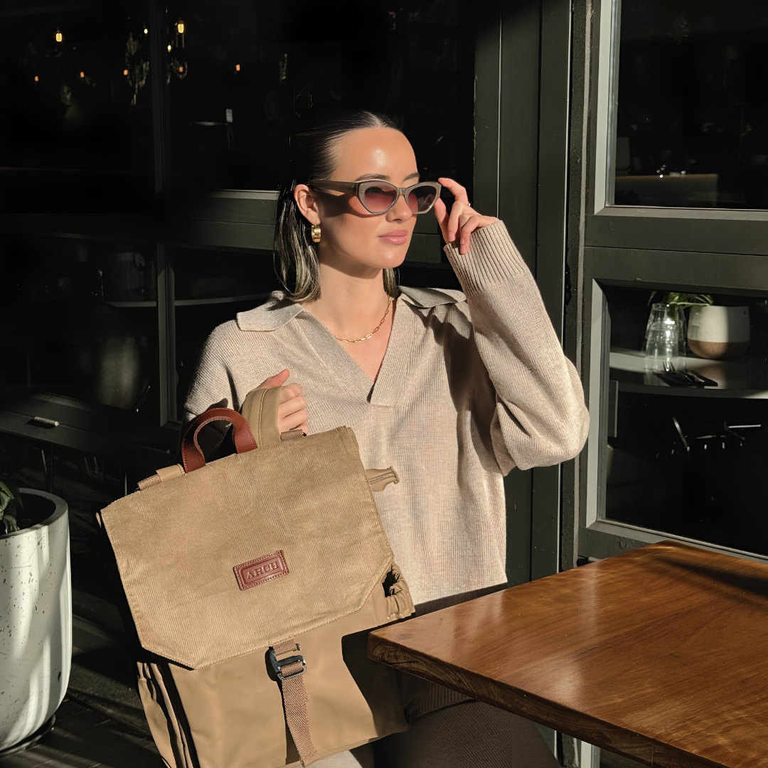 The Bondi Backpack - Tan ARCH bags