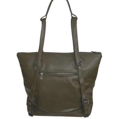 The Luxe Arch Bag - Vegan Olive