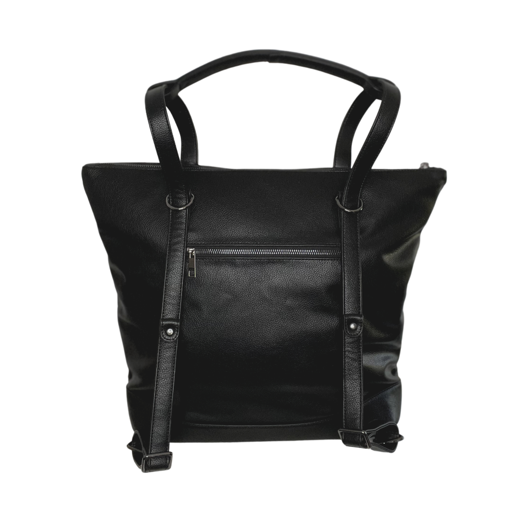 The Luxe Arch Bag - Vegan Black