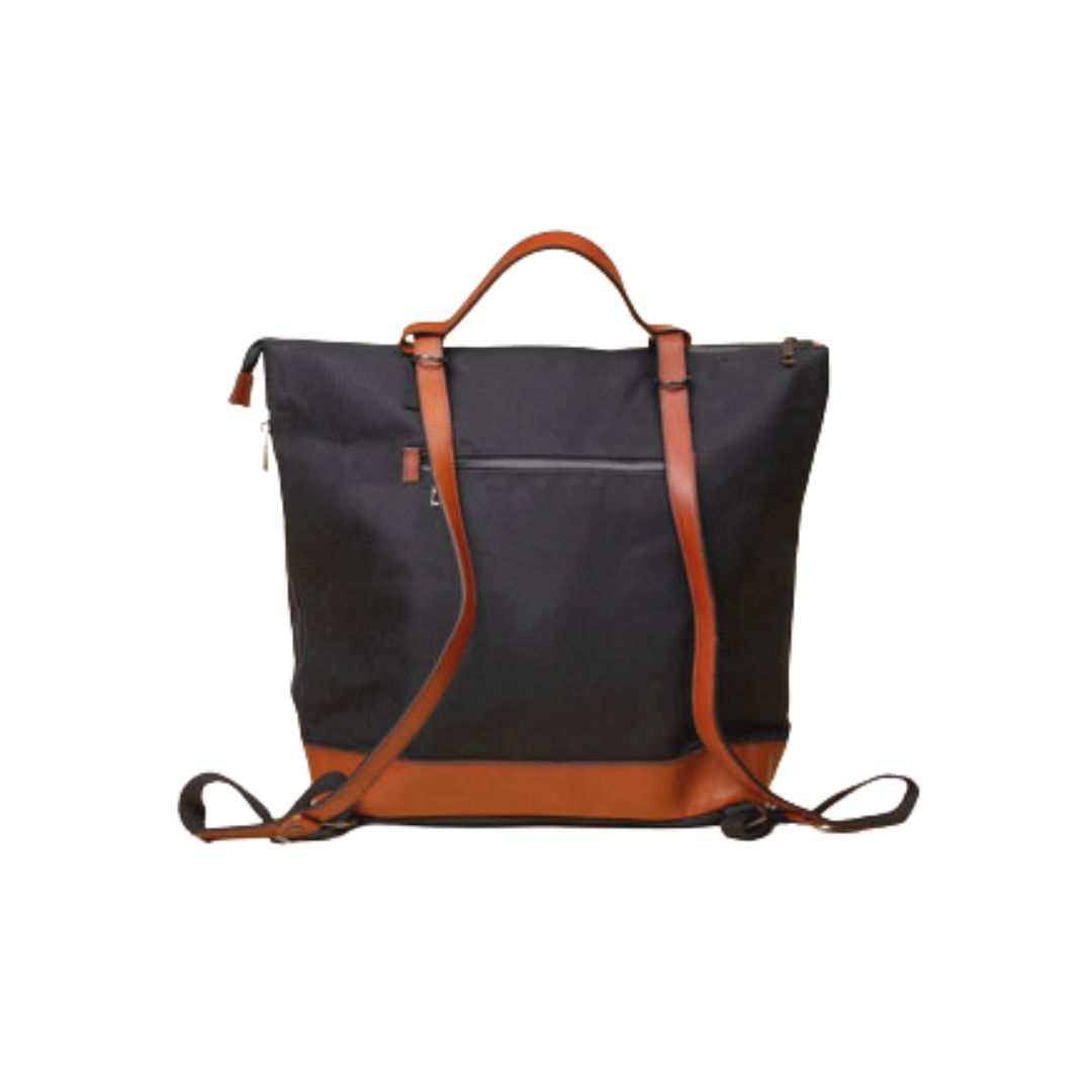 SECONDS - The Luxe Arch Bag - Black / Tan ARCH bags