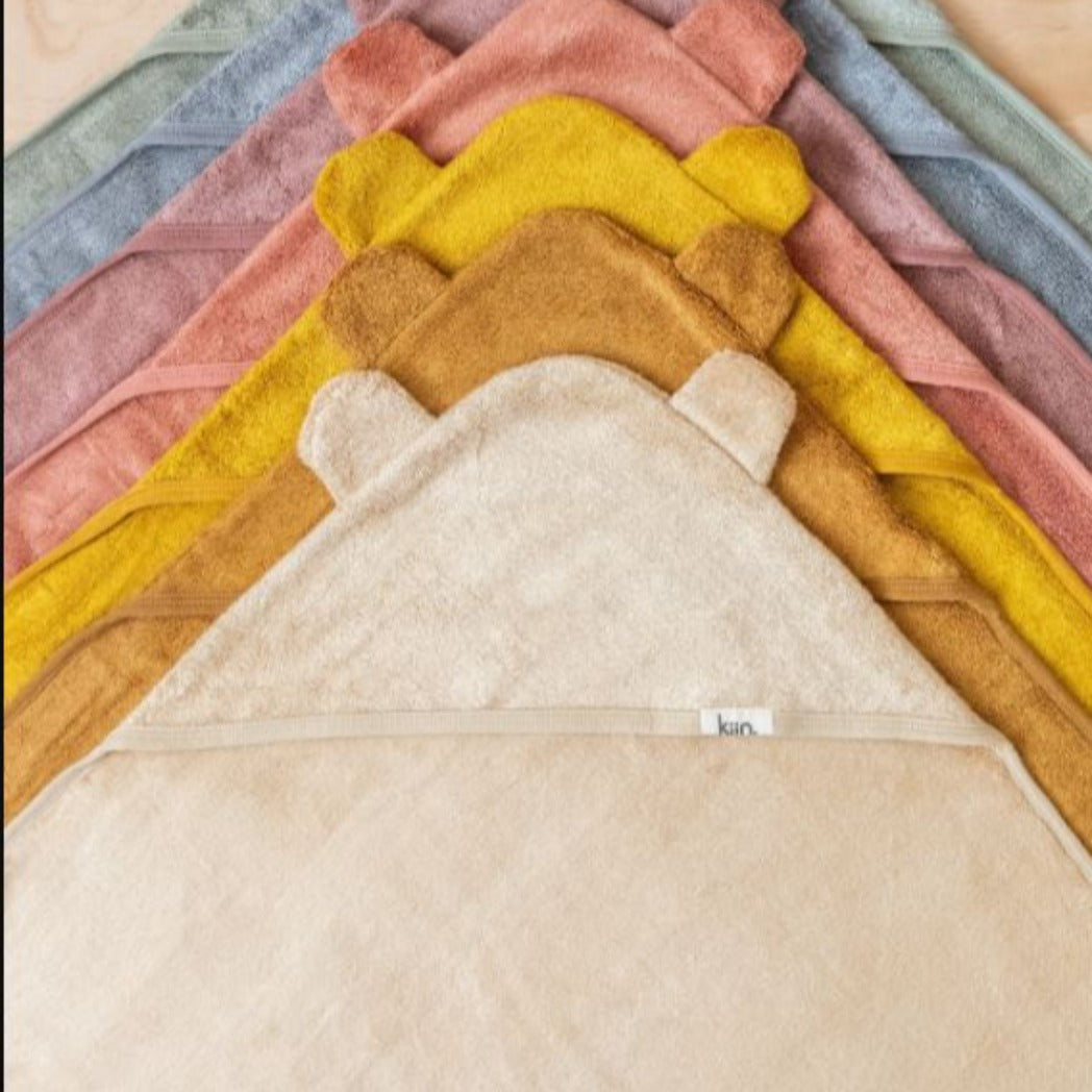 Kiin Hooded Towel - Caramel