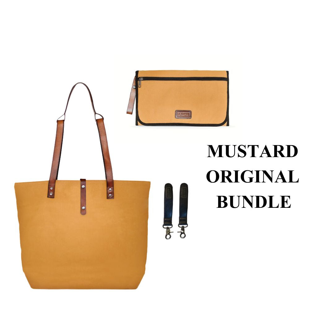 Mustard Original Nappy Bag Bundle