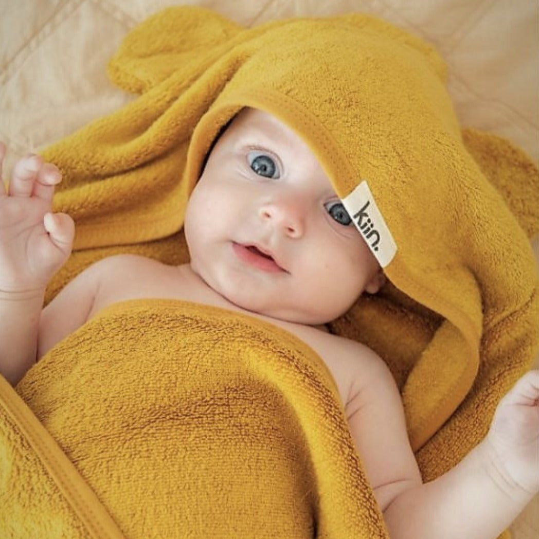Kiin Hooded Towel - Caramel