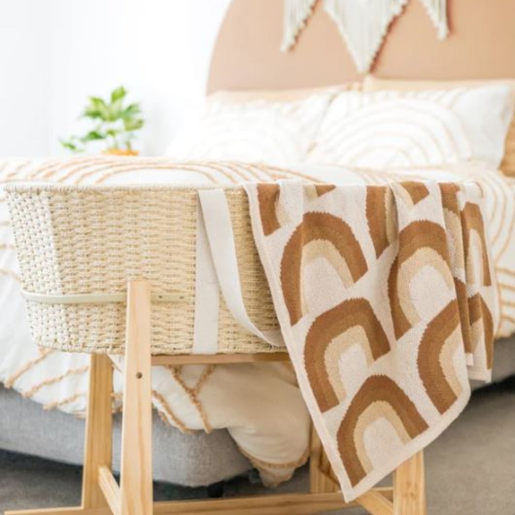 Kiin Organic Cotton Knitted Blanket