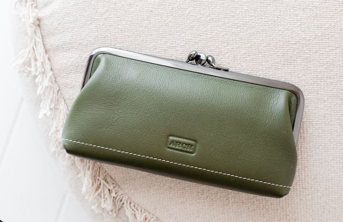 ARCH Clasp wallet - Olive