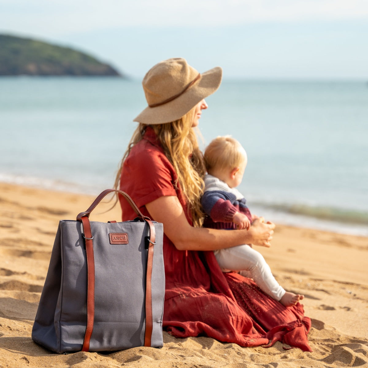 Grey on sale canvas bag