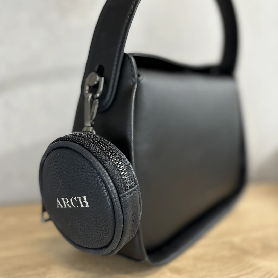 Arch Clip-On Round Purse