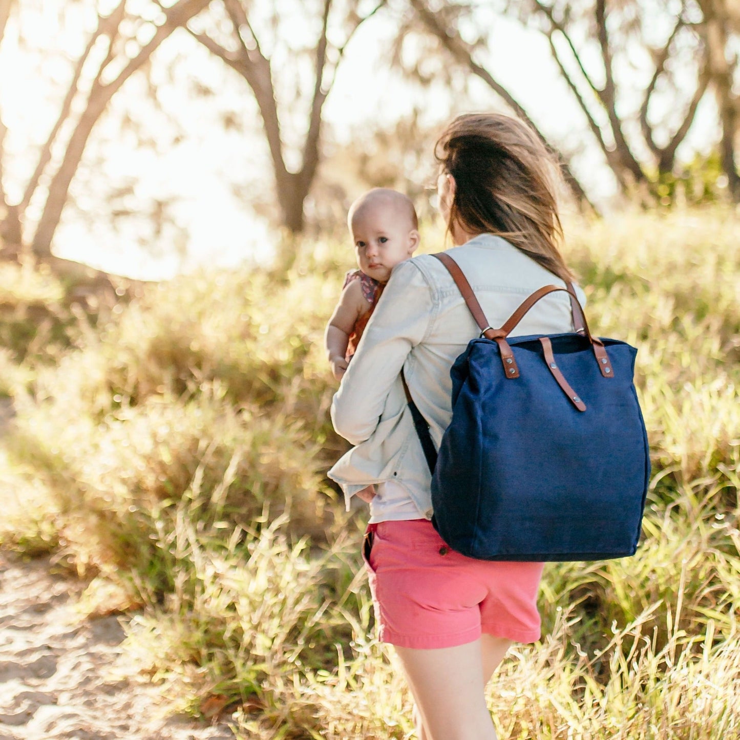 SECONDS- ARCH Original Nappy Bag- Navy