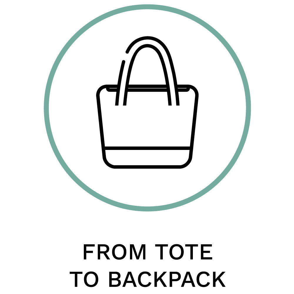 Nappy backpacks that converts to a tote