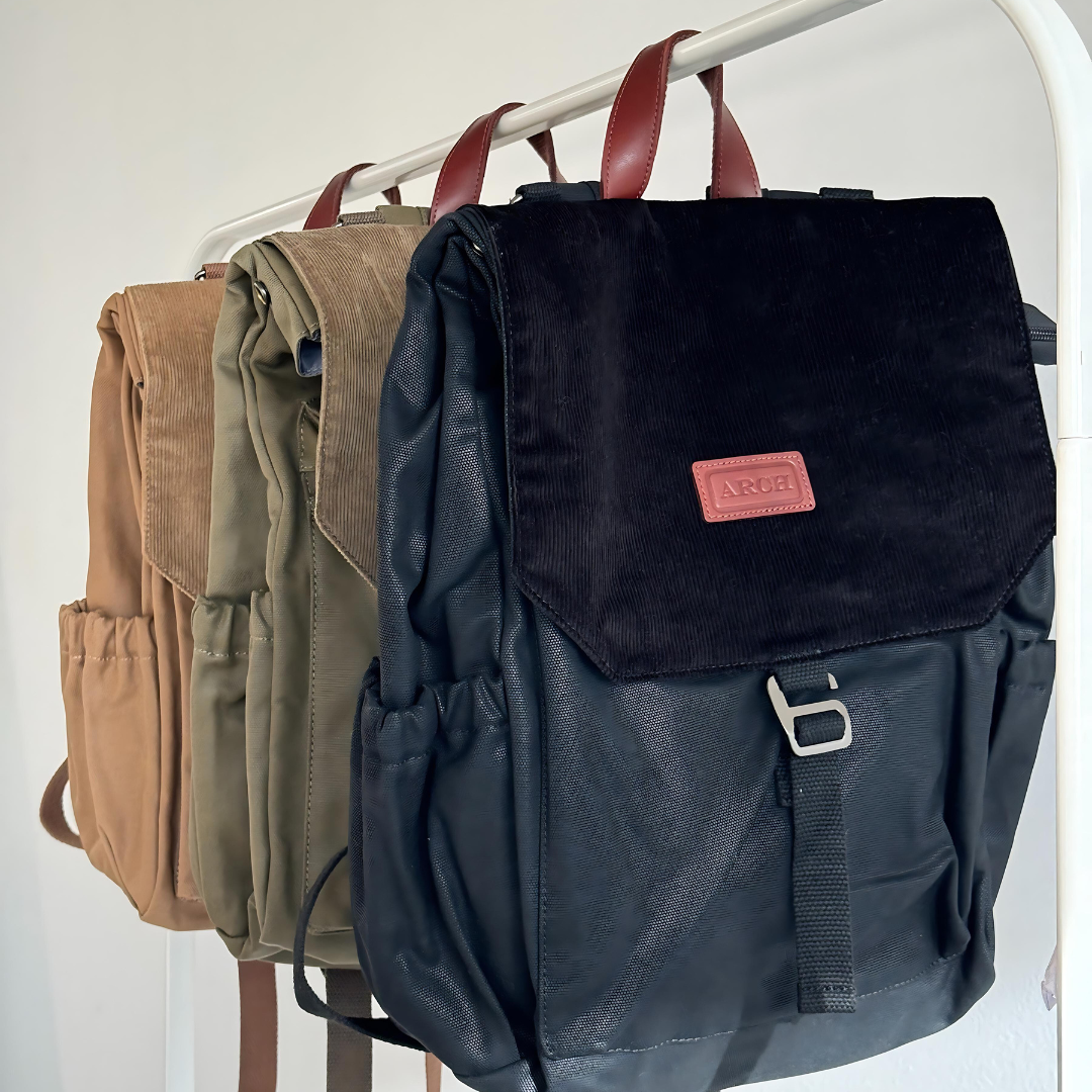 australian leather backpacks The Bondi Backpack - Tan | Nappy Bag Backpack
