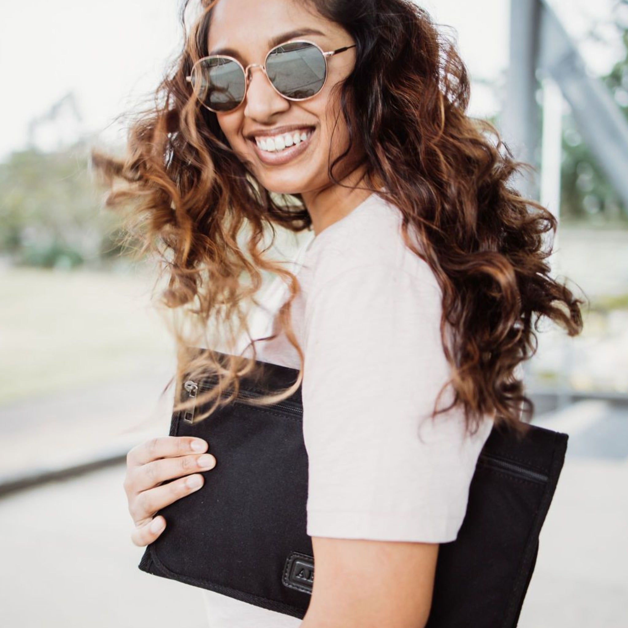 ARCH Nappy Clutch - Black / Black ARCH bags