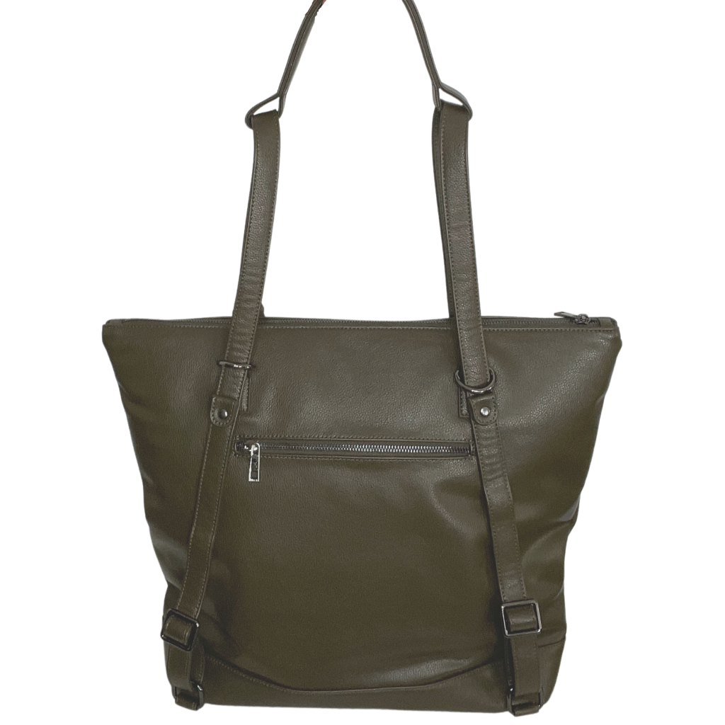 ARCH LUXE Nappy Bag - Vegan Olive
