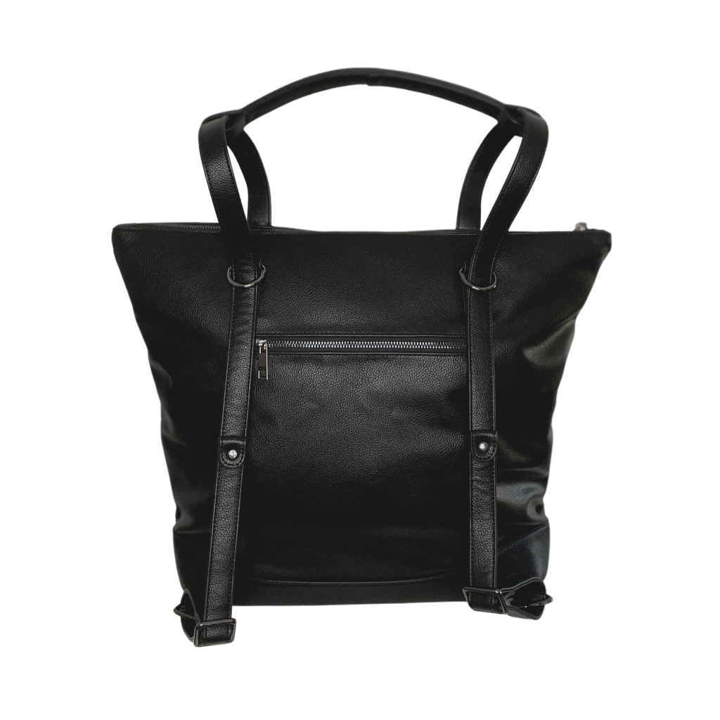 Black Nappy Bag Vegan Leather Arch Bags Australia Work Bag Travel Bag ARCH bags Australia