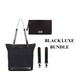 Black Luxe Nappy Bag Bundle
