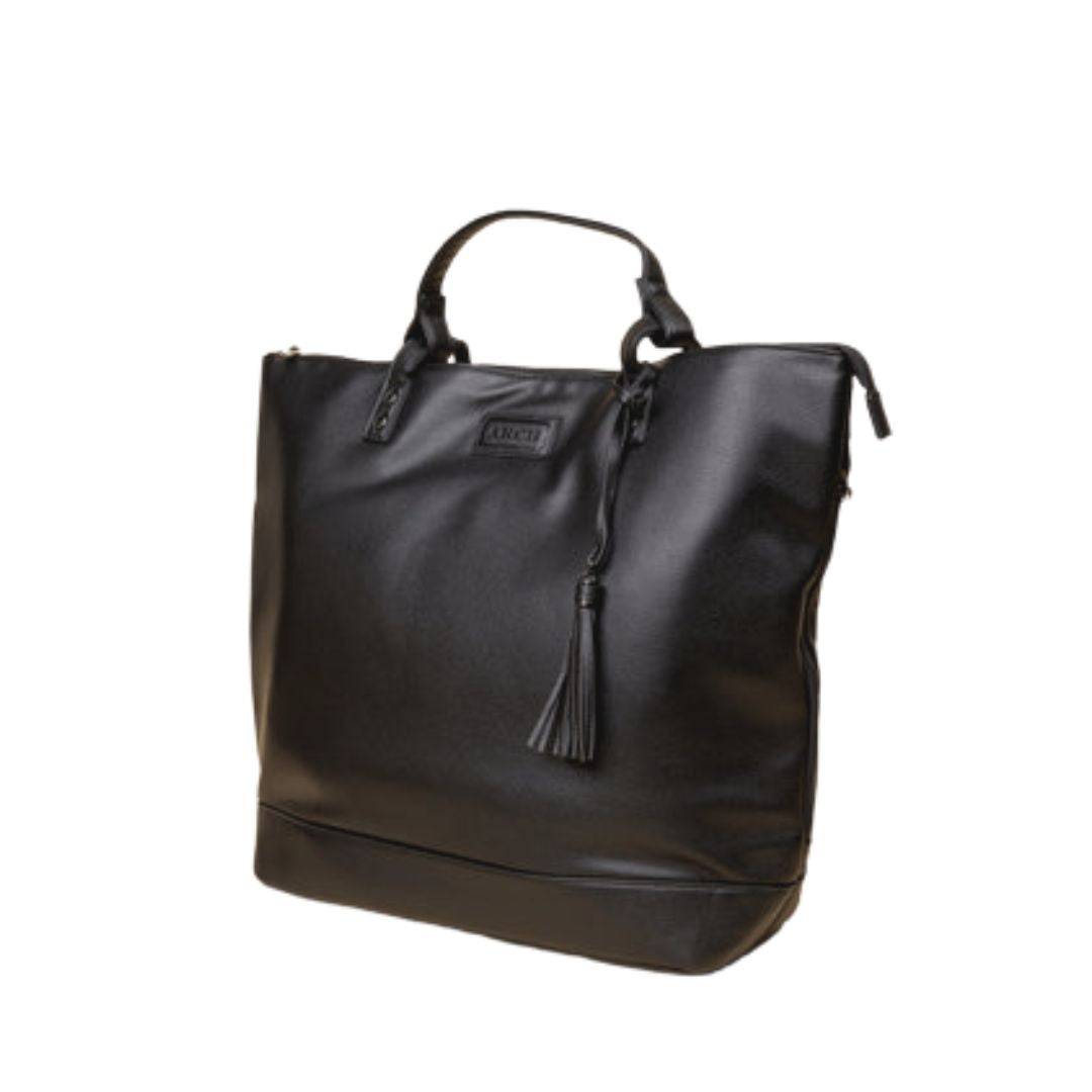 ARCH LUXE Nappy Bag - Vegan Black