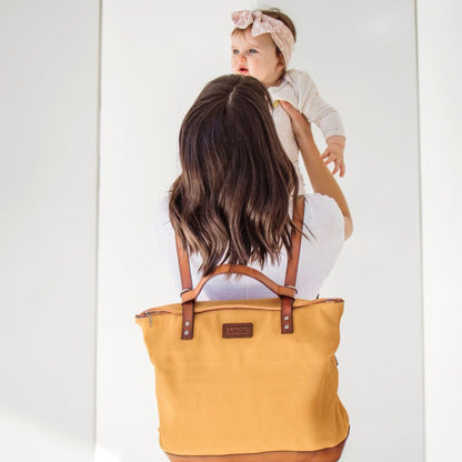 The Luxe Arch Bag - Mustard