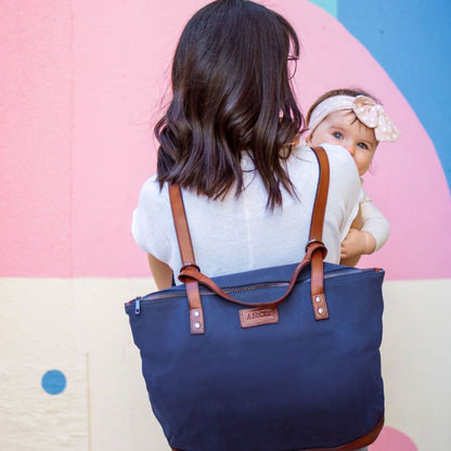 The Luxe Arch Bag - Navy