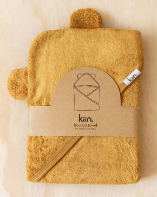 Kiin Hooded Towel - Caramel